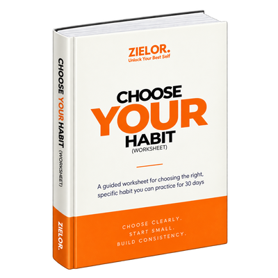 Choose Your Habit Worksheet