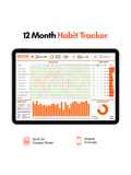 12 Month Advanced Habit Tracker